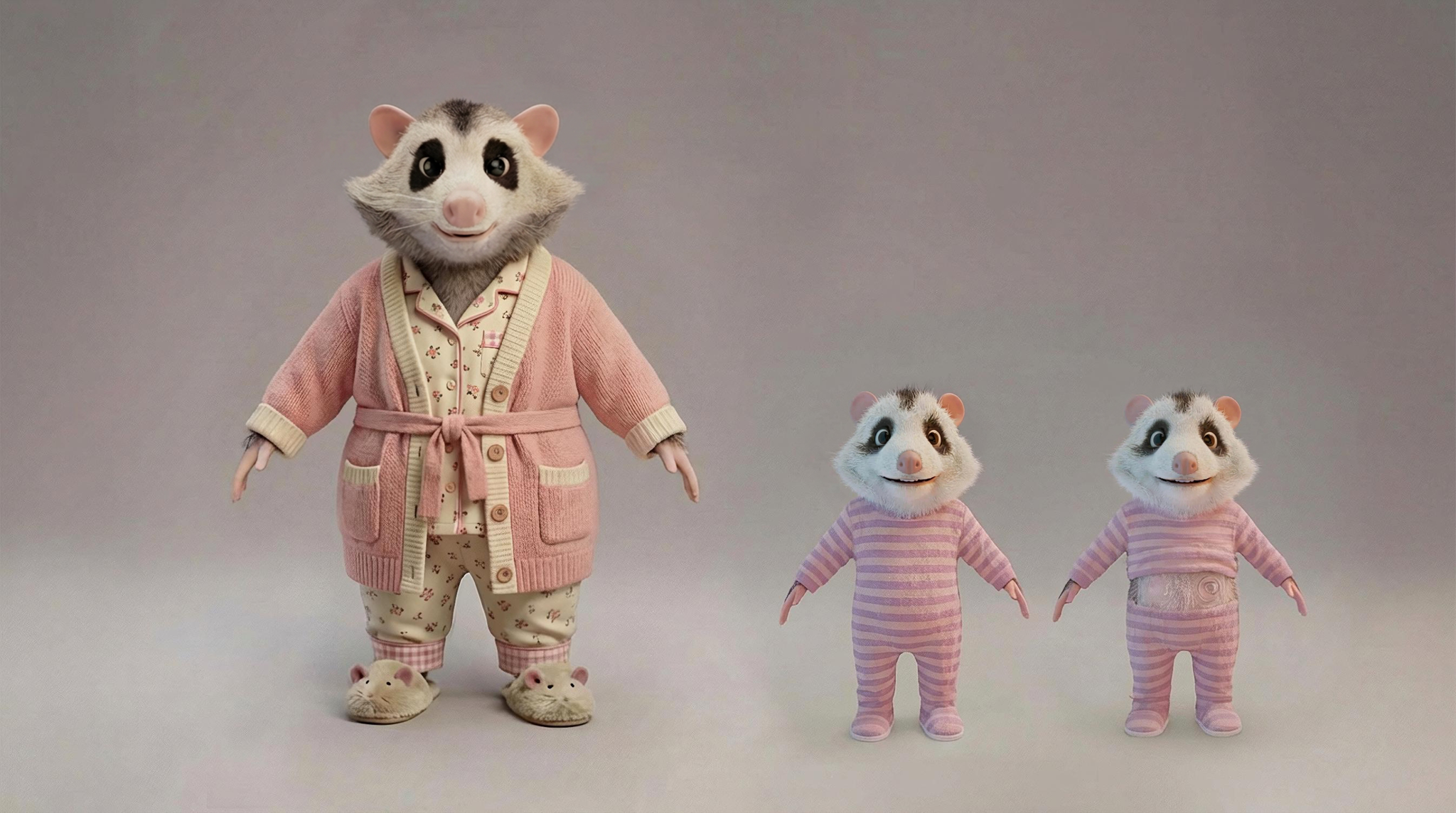 Bedroom concept characters