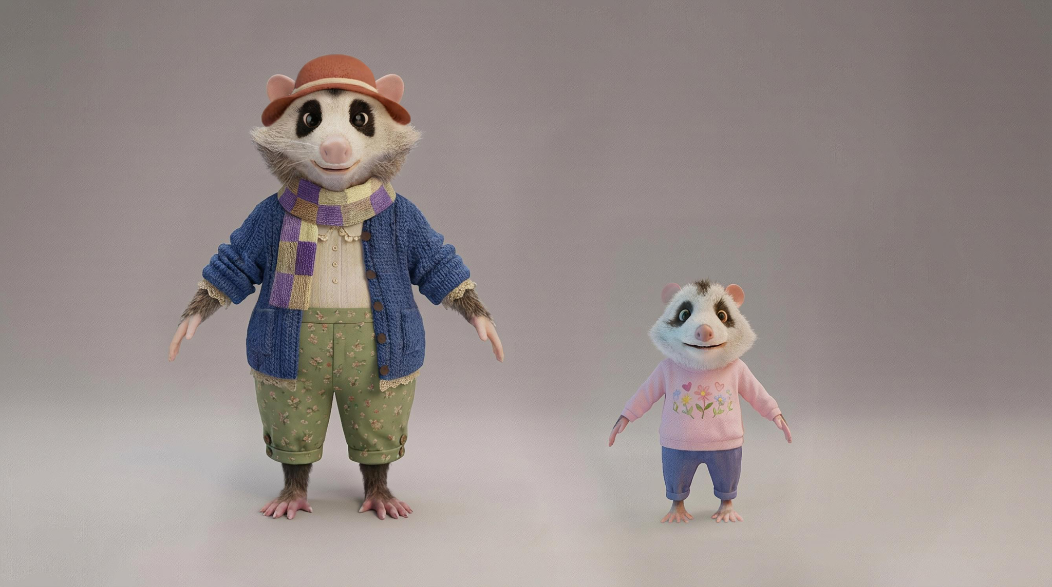 Garden concept characters