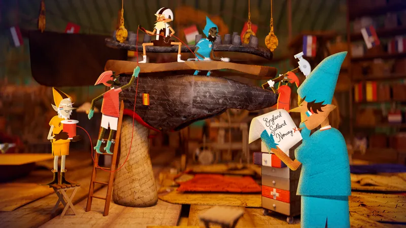 ITV Euro 2024 character animation