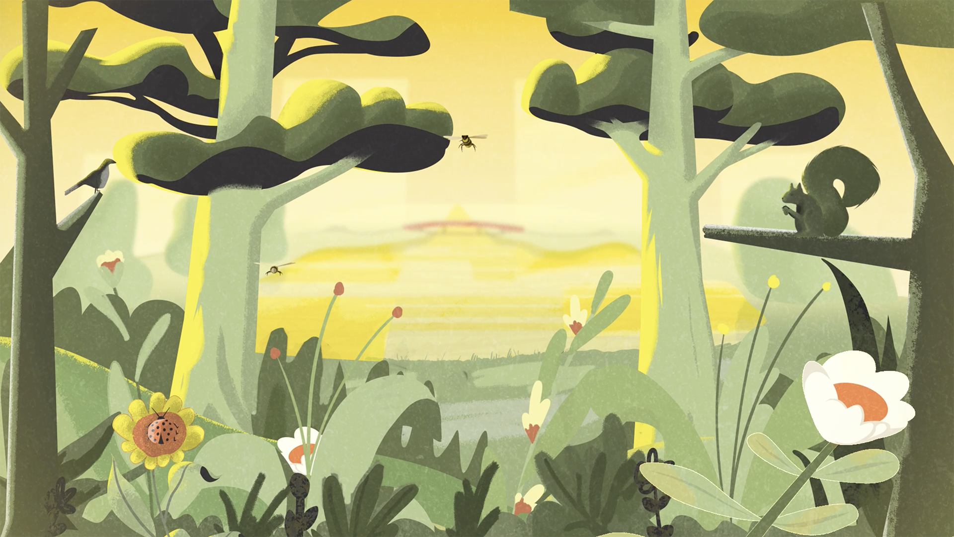 Biodiversity - A beautifully illustrated explainer for Chiswick Park, celebrating biodiversity through lush, nature-inspired animation and environmental storytelling.