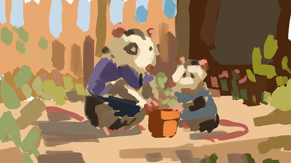 Penny and Piper playing together