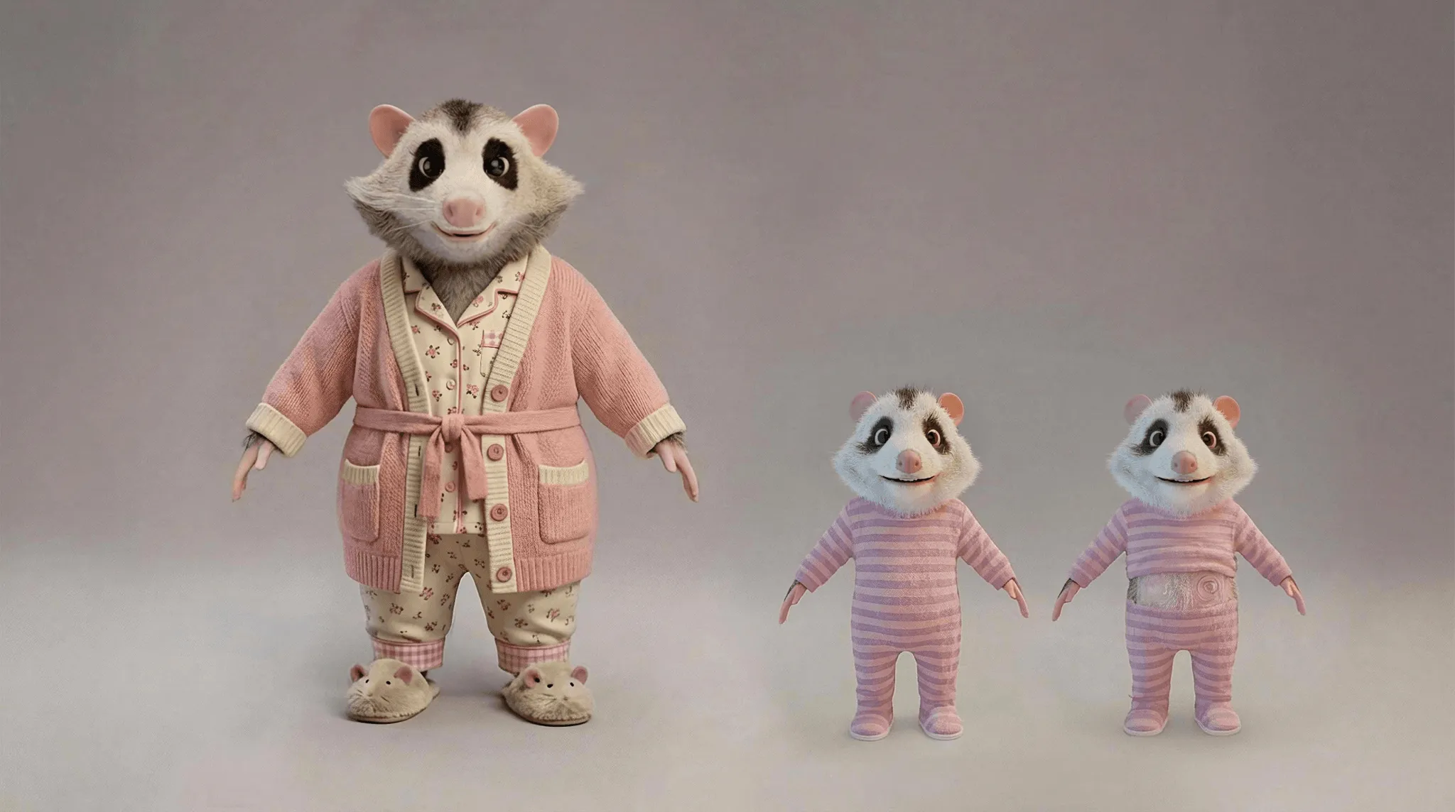 Bedroom concept characters