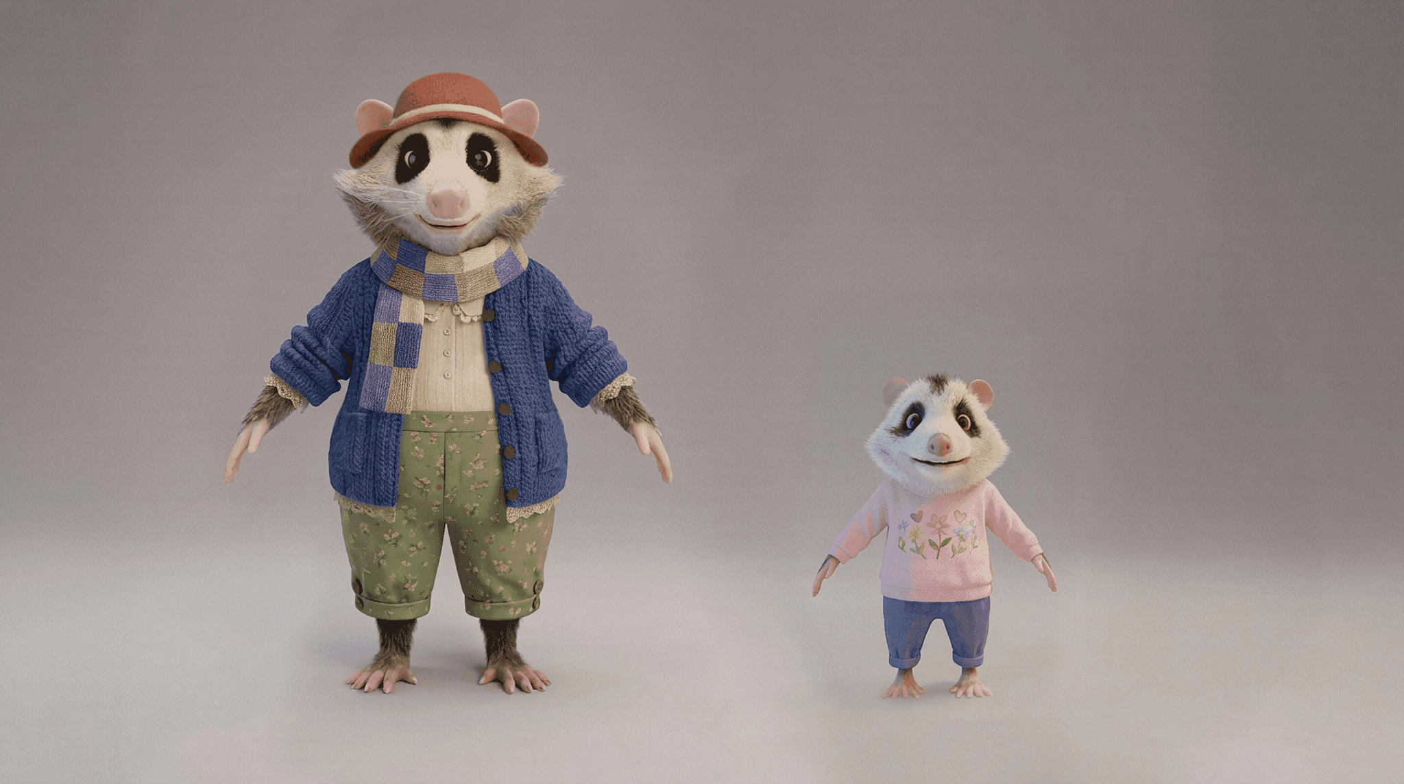 Garden concept characters