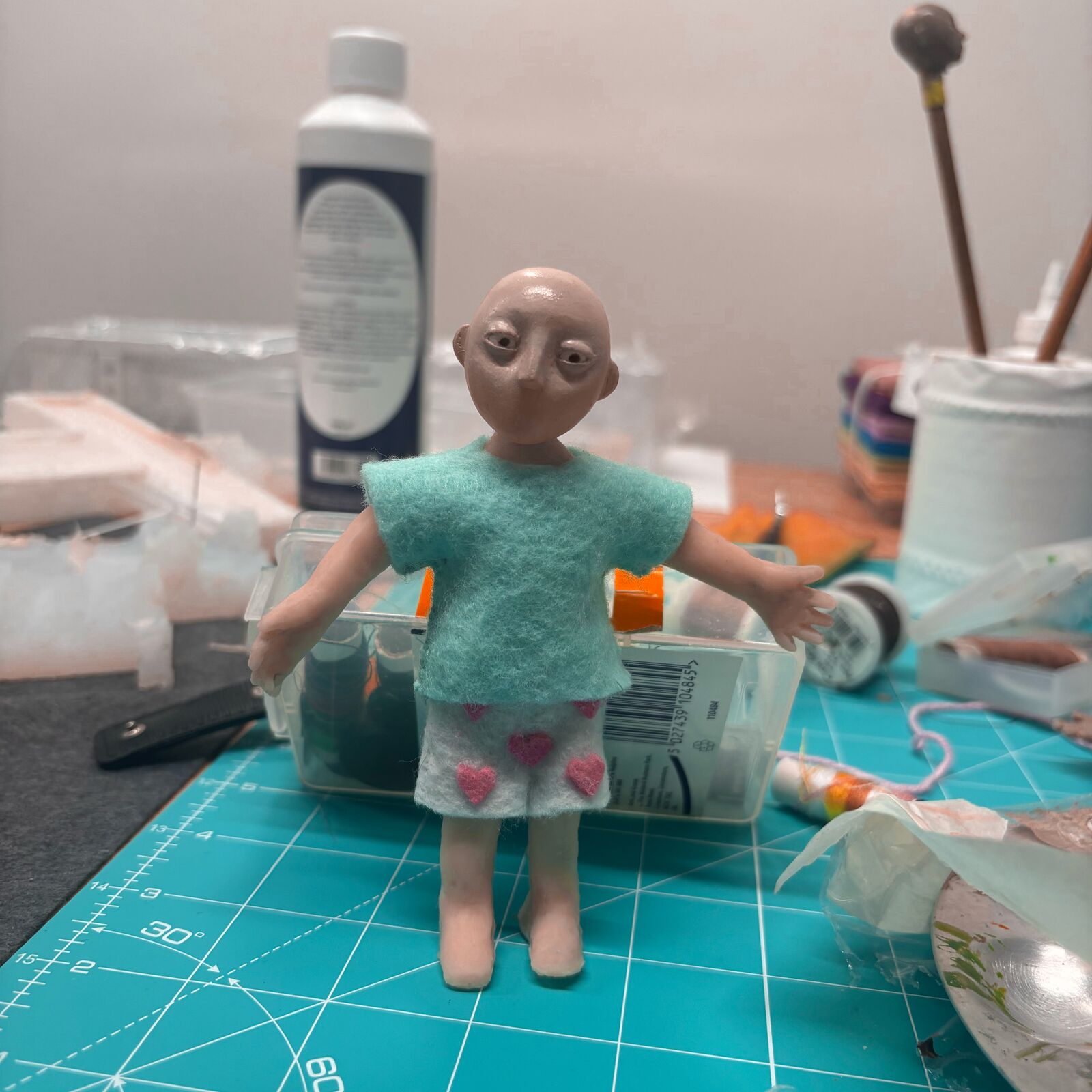 LEGS behind the scenes, Shaun in progress