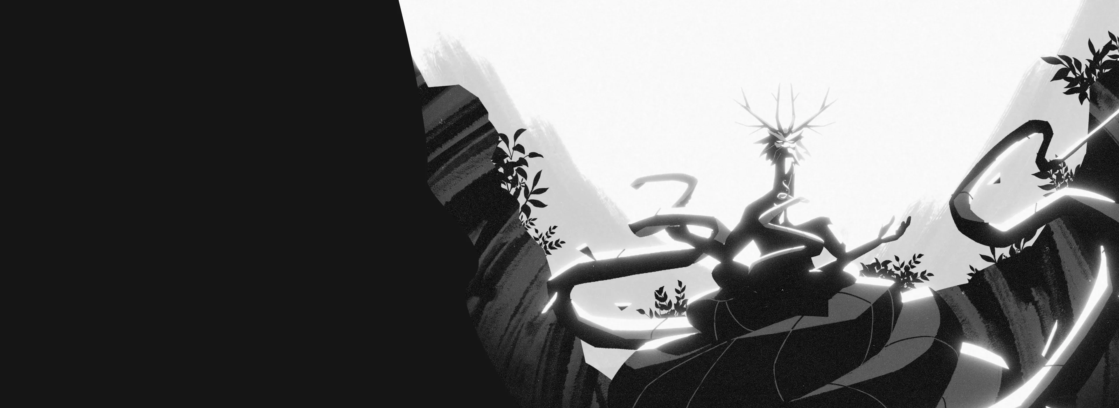 Frame from Myth Studio's showreel ident