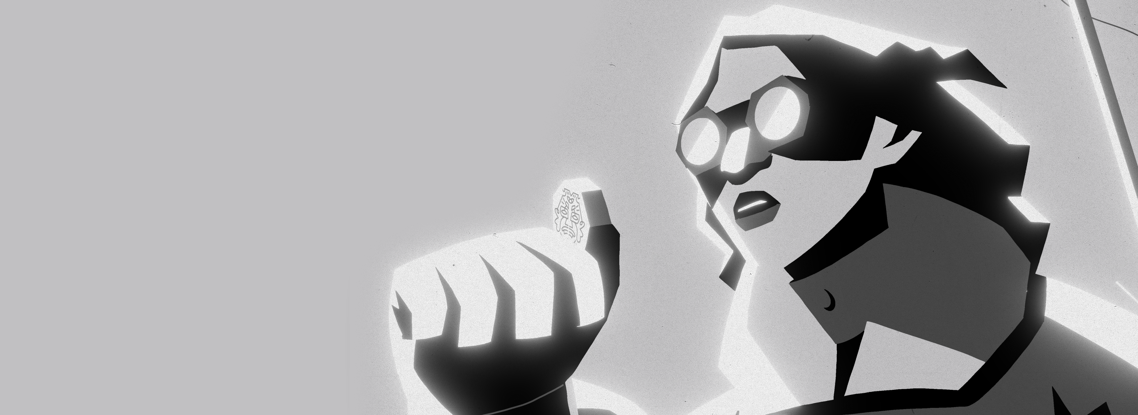 Frame from Myth Studio's showreel ident